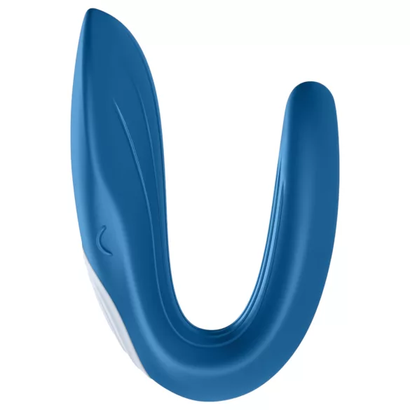 Satisfyer Double Whale - vibrator za parove s 2 motora - plavi