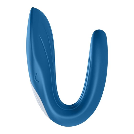 Satisfyer Double Whale - dvomotorni vodootporan, punjivi vibrator za par (plavi)