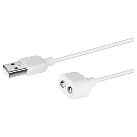 Satisfyer - magnetski USB punjač kabel - bijeli