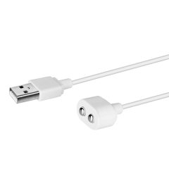 Satisfyer - magnetski USB kabel za punjenje (bijeli)