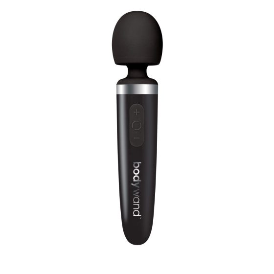 Bodywand Aqua - punjivi mini vibrator za masažu (crni)