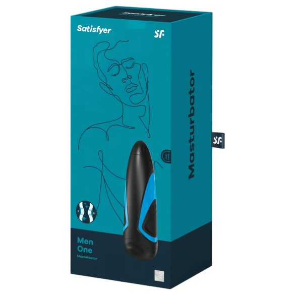 Satisfyer Men One - masturbator s vakuumom - plava/crna