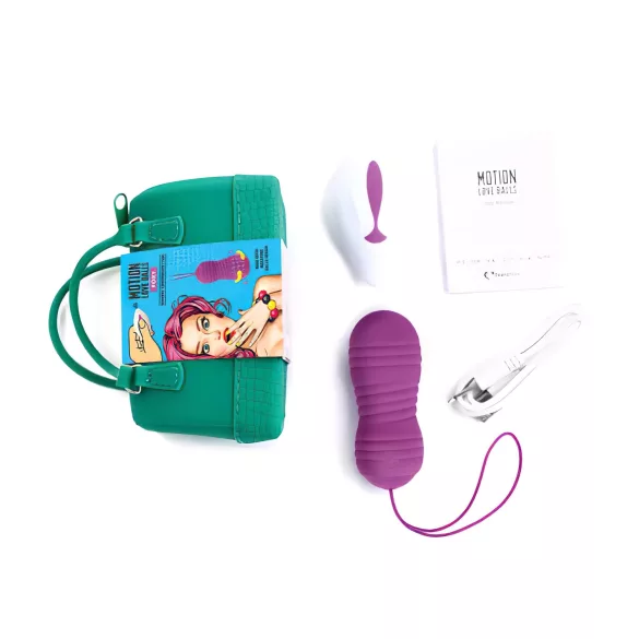 FeelzToys - vibracijsko jaje - vodootporno - ljubičasta