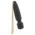 Bodywand Luxe - akumulatorski mini masažer vibrator (crni)