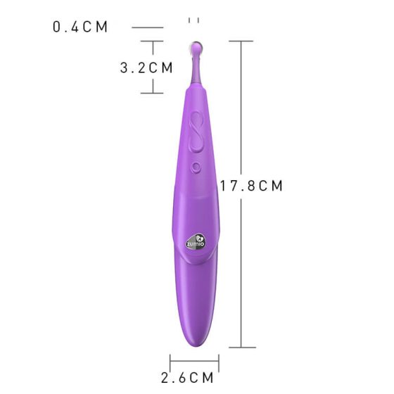 Zumio Soft - punjivi vibrator za klitoris (ljubičasti)
