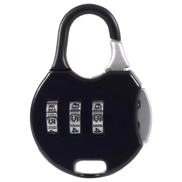 LOCK A WILLY - penis kavez sa lokotom - silikon - crna
