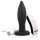 Screaming Plug - bežični analni vibrator s baterijom (crni)
