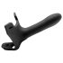 Savršeno prianjanje ZORO 5.5 - crni strap-on dildo (14 cm)