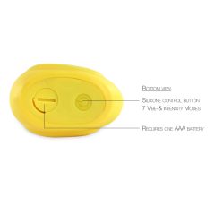   My Duckie Classic 2.0 - vodootporni vibrator za klitoris razigrane patke (žuti)