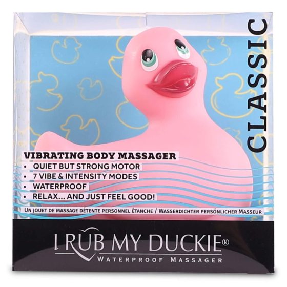 My Duckie Classic 2.0 - vodootporni vibrator za klitoris razigrane patke (ružičasti)