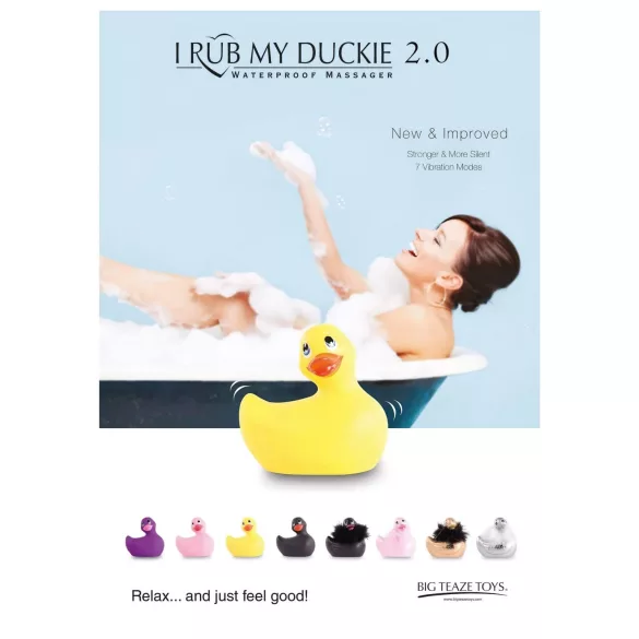 My Duckie 2.0 - vodootporni vibrator za klitoris - roza