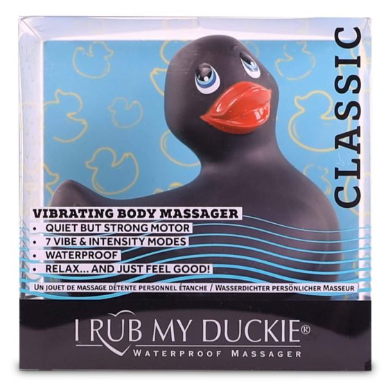 My Duckie Classic 2.0 - vodootporni vibrator za klitoris razigrane patke (crni)