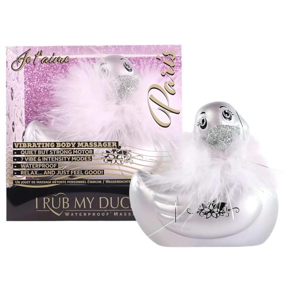 My Duckie Paris 2.0 - klitoralni vibrator (srebrni)