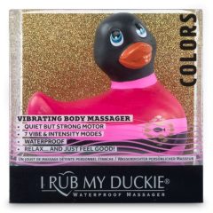   My Duckie Colors 2.0 - vodootporni vibrator za klitoris (crno-ružičasti)