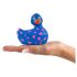 Moj Duckie Romance 2.0 - vodootporni klitoralni vibrator (plavo-ružičasti)
