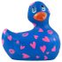 Moj Duckie Romance 2.0 - vodootporni klitoralni vibrator (plavo-ružičasti)