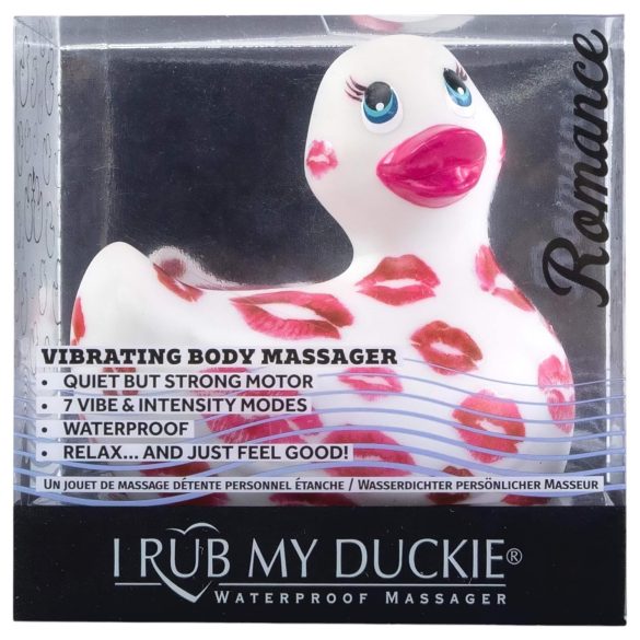 My Duckie Romance 2.0 - vodootporni vibrator za klitoris (bijelo-ružičasti)