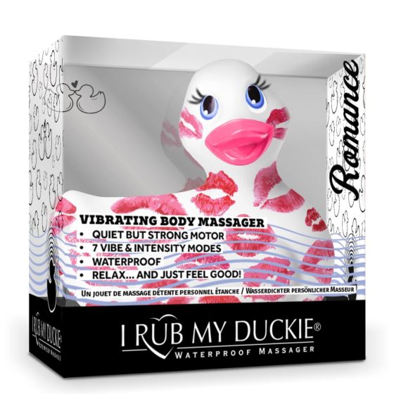My Duckie Romance 2.0 - vodootporni vibrator za klitoris (bijelo-ružičasti)