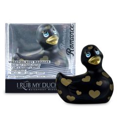   My Duckie Romance 2.0 - patka vodootporni vibrator za klitoris (crno-zlatni)