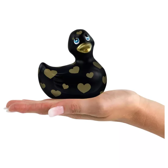 My Duckie Romance 2.0 - vibrator za klitoris - crno-zlatni