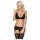 Obsessive 810-SEG-1 - čipkasti donji veš set (crna) - L/XL