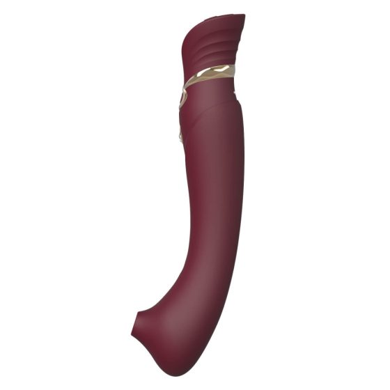 ZALO Queen - pametni, punjivi vibrator za G-točku i klitoris (crveni)