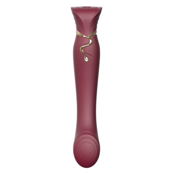ZALO Queen - pametni, punjivi vibrator za G-točku i klitoris (crveni)