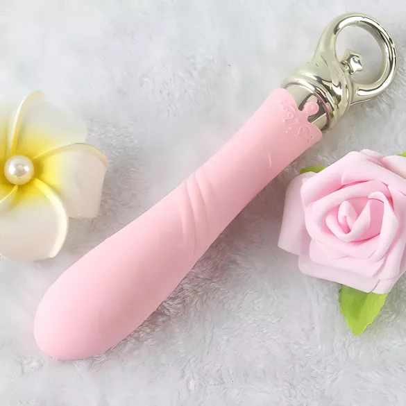 ZALO Courage Heating - G-točka vibrator na baterije - grijanje - silikon - roza