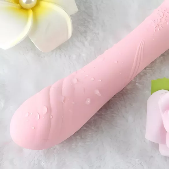 ZALO Courage Heating - G-točka vibrator na baterije - grijanje - silikon - roza