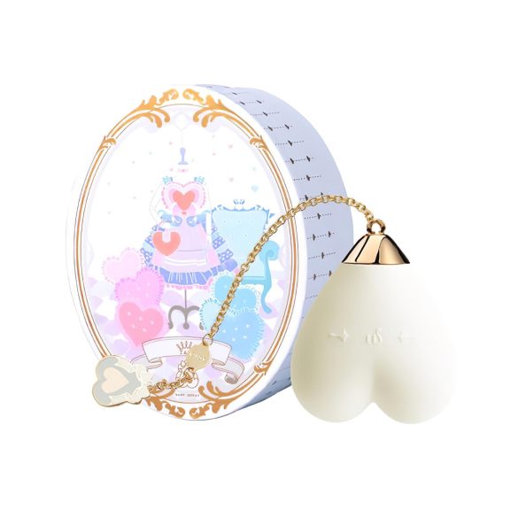 ZALO Baby Heart - pametni vodootporni bijeli vibrator za klitoris