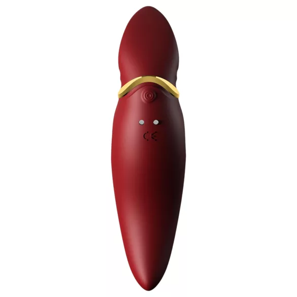 ZALO Hero - bežični, vodootporni vibrator za klitoris (crveni)