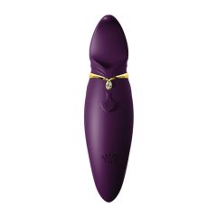   ZALO - Hero punjivi vodootporni vibrator za klitoris (ljubičasti)