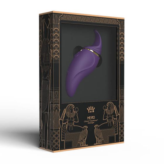 ZALO - Hero punjivi vodootporni vibrator za klitoris (ljubičasti)