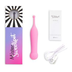   FEELZTOYS Mister Sweetspot - punjivi, vodootporni vibrator za klitoris (ružičasti)