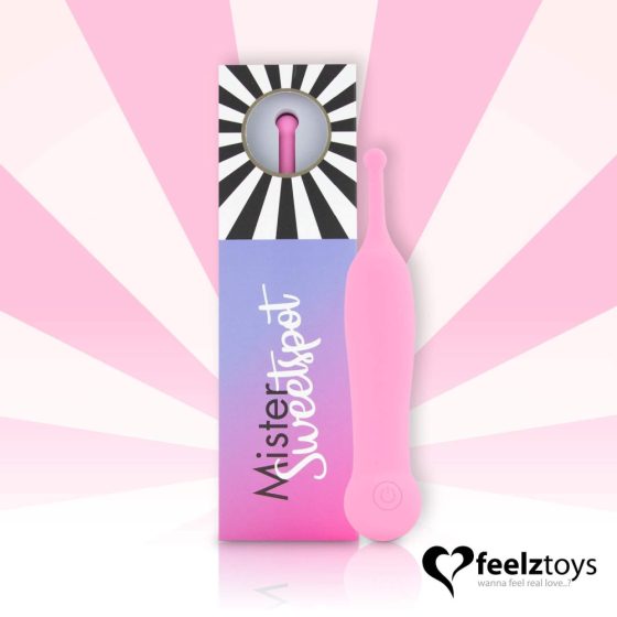 FEELZTOYS Mister Sweetspot - punjivi, vodootporni vibrator za klitoris (ružičasti)