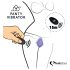 FEELZTOYS Gaćice - akumulatorski, bežični klitoralni vibrator (crni)