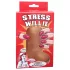 Stress Willie - antistres loptica - penis oblik - natur