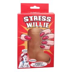   Stres Willie - lopta za ublažavanje stresa - zviždaljka (prirodna)