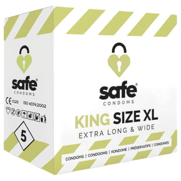 SAFE King Size XL - ekstra veliki kondom (5 kom)