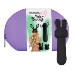 FEELZTOYS Mister Bunny - mini vibrator za masažu (crni)