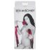 S&M - Početnički satenski set za vezanje (crveni) - 4 dijela