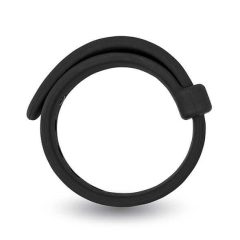   Velv'Or Jason - podesivi silikonski prsten za penis (crni)