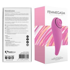   FEELZTOYS Femmegasm - punjivi, vodootporni vaginalni i klitoralni vibrator (ružičasti)