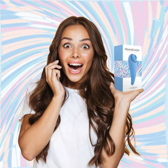 FEELZTOYS Femmegasm - punjivi 2u1 vibrator za klitoris - plavi
