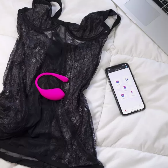 Lovense Lush 3 - vibracijsko jaje s upravljanjem putem aplikacije (roza)