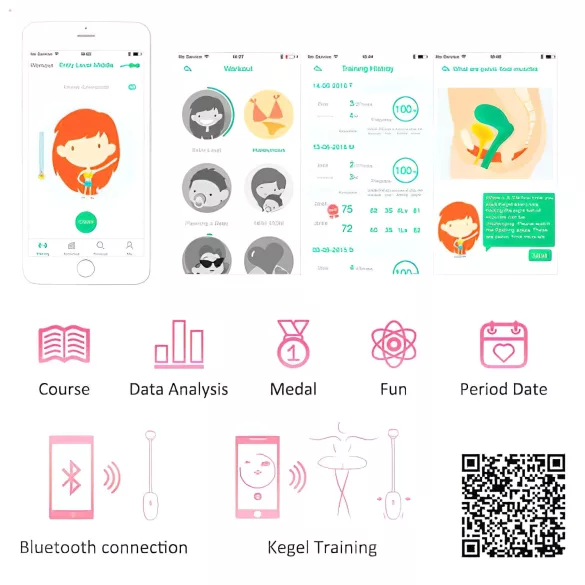 Magic Motion - Vibrirajuća kegela kuglica - pink