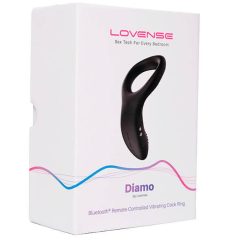   LOVENCE Diamo - pametni vibrirajući prsten za penis na baterije (crni)