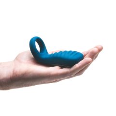   OHMIBOD Bluemotion Nex 3 - pametni, punjivi vibrirajući prsten za penis (plavi)