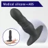 Aixiasia Roy - analni vibrator s daljinskim upravljačem, punjivi - crni