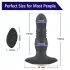Aixiasia Roy - analni vibrator s daljinskim upravljačem, punjivi - crni